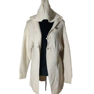 ZARA KIDS White Cable Knit Cardigan